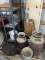 Saw Blade, Milk Can, Nail keg, Buckets, Shelf & Cabinet