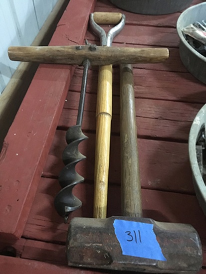 Maul, Auger, Handle