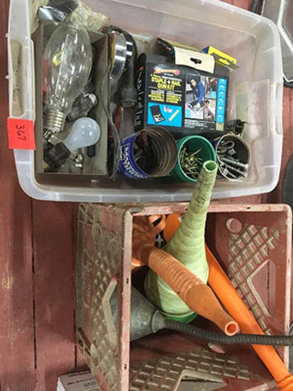 Funnels, Staple Gun, & Misc
