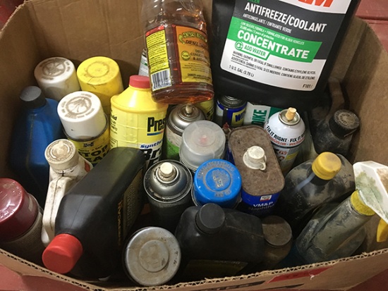 Misc partial oils, fluids, paints