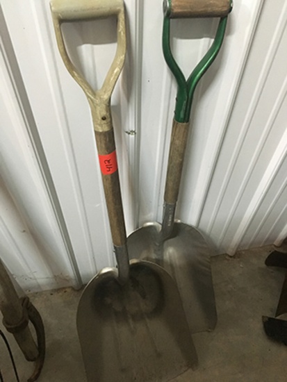(2) Scoop Shovels