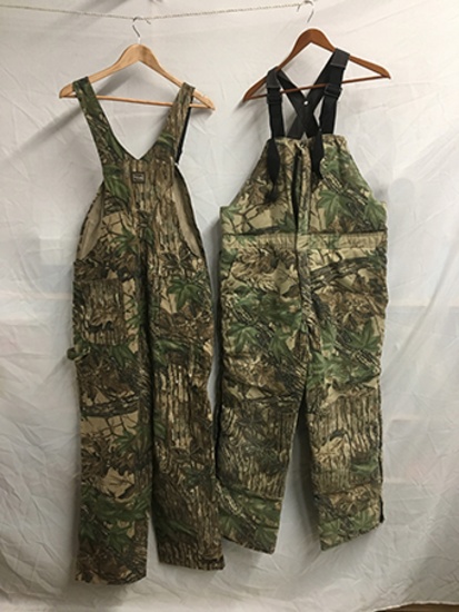 Camo Bibs, One marked 40-32