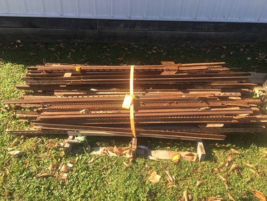 Lot of 70 plus used steel post, various lengths