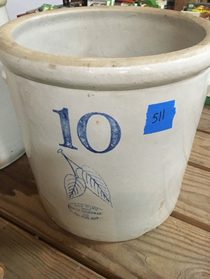 10 gal Red Wing Crock (Solid)