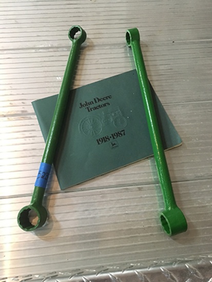 (2) JD Wrenches & Book