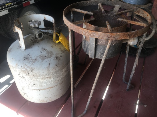 Propane cooker & tank