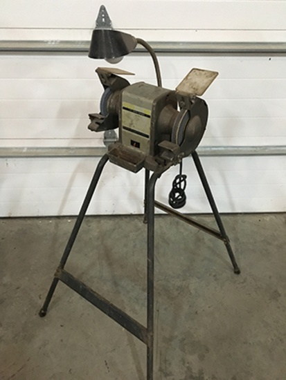 Craftsman 1/2 hp grinder on stand
