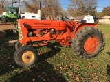 AC D-17 Gas Tractor, W.F. 16.9-28 tires, add on 3pt, runs good
