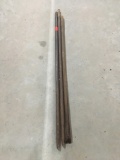 (3) Pry Bars 4 1/2 ft