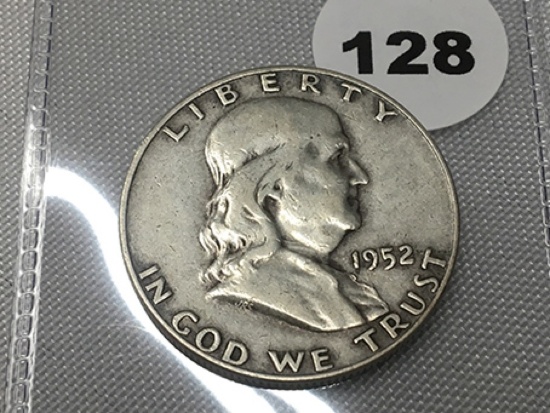 1952-D Franklin Half Dollar