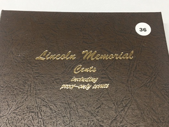Complete  Set 1959-2016 (including proofs) Lincoln Cent Book