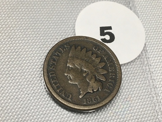 1861 Indian Cent