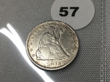 1875-CC 20 Cent Piece