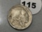 1914-D Buffalo Nickel cleaned