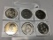 Lot of 6 Ike Dollars