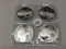 Lot of 4 One Ounce Silver Buffalos