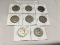 Lot of 8 1951, 51-S, 52-D, 53-D, 54, 54-D, 61, 61-D Franklin Half Dollars