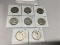 Lot of 8 1951, 51-S, 52-D, 53-D, 54, 54-D, 61, 61-D Franklin Half Dollars