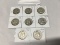 Lot of 8 1952-D, 53-D, 54-D, 57-D, 58-D, 59, 59-D, 60-D Franklin Half Dollars