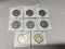 Lot of 8 1952-D, 53-D, 54-D, 57-D, 58-D, 59-D, 60-D, 61-D Franklin Half Dollars