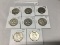 Lot of  8 1952-D, 53-D, 54-D, 57-D, 58-D, 59-D, 60-D, 61-D Franklin Half Dollars