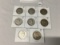Lot of 8 1952-D, 53-D, 54-D, 58-D, 60-D, 61-D, 62-D, 63 Franklin Dollars