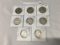 Lot of 8 1954-D, (2) 62-D, 63, (4) 63-D Franklin Dollars