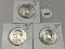 Lot of 3 1963-D Franklin Half Dollars