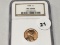 1944 Lincoln Cent NGC MS66 RD