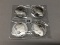 Lot of 4 One Ounce Silver Buffalos