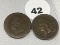 1877, 1878 Indian Cents