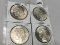 4X$ 1921 Morgan Dollars UNC