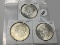 3X$ 1921 Morgan Dollars