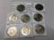 Lot of 8 UNC Ike Dollars