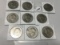 Lot of 9 Ike Dollars