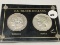 2 pc (1921, 1923) US Silver Dollars