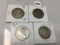 (4) 1917, 1917-S Walking Liberty Halves