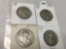 (4) 1917, 1917-S Walking Liberty Halves