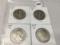 (4) 1917-S Walking Liberty Halves