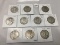 Lot of 10 Assorted Date Walking Liberty Halves