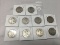 Lot of 10 Assorted Date Walking Liberty Halves