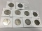 Lot of 10 Assorted Date Walking Liberty Halves