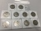Lot of 10 Assorted Date Walking Liberty Halves