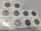Lot of 10 Assorted Date Walking Liberty Halves