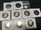 Lot of 9 1970's Proof Kennedy Half Dollars, All Different Dates