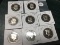 Lot of 8 1970's Proof Kennedy Half Dollars, All Different Dates