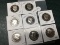 Lot of 8 1970's Proof Kennedy Half Dollars, All Different Dates