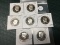 Lot of 7 1970's Proof Kennedy Half Dollars, All Different Dates