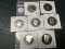 Lot of 7 1970's Proof Kennedy Half Dollars, All Different Dates