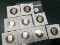 Lot of 9 1980's Proof Kennedy Half Dollars